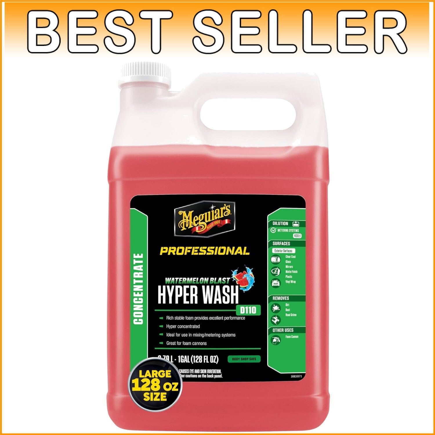 Eco-Friendly Hyper-Wash Foaming Car Wash for a Glossy, Wax-Preserving Shine