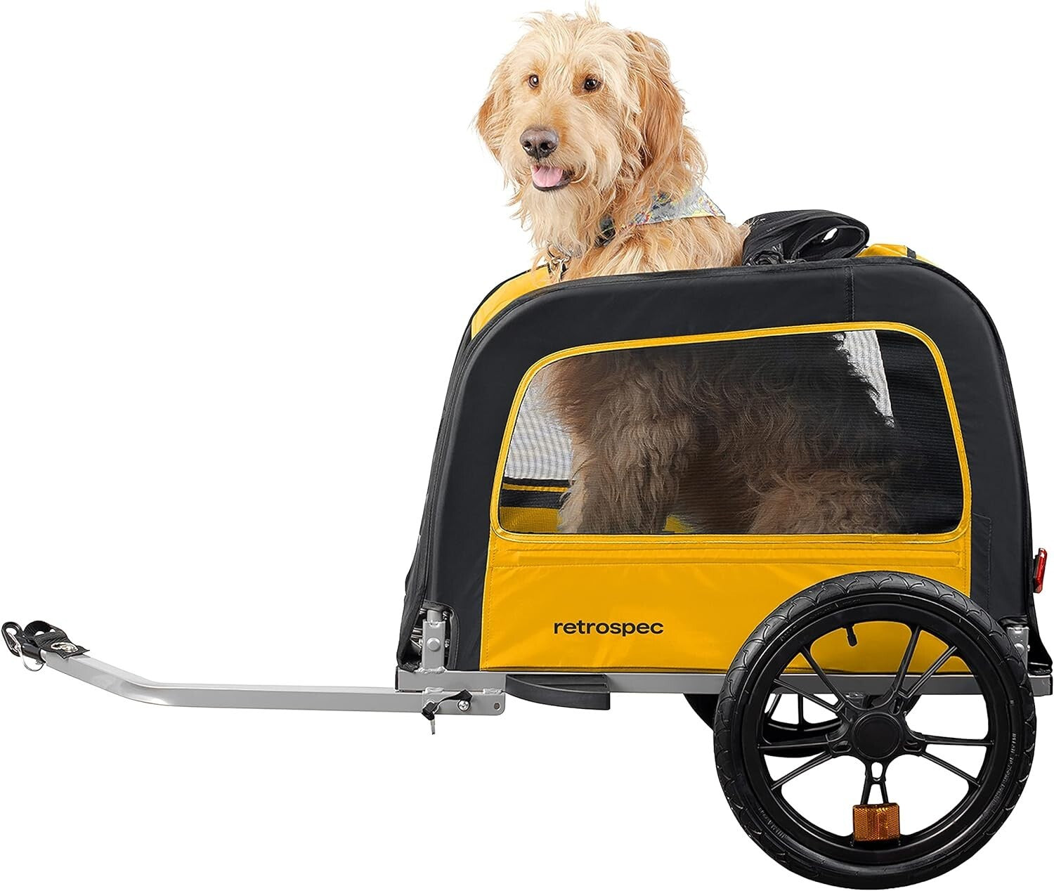 Compact Folding Pet Bike Trailer with Safety Features for Adventurous Pet Owners