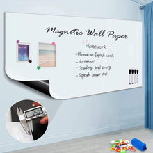 Load image into Gallery viewer, Versatile Magnetic Dry Erase Whiteboard Sticker 60 x 36 inches for All Spaces