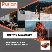 Load image into Gallery viewer, Versatile Merino Wool Outdoor Blanket - 87"x63" for Emergencies &amp; Comfort