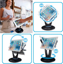 Load image into Gallery viewer, Portable Large Tablet Stand with Weighted Base - Perfect for Retail Interaction