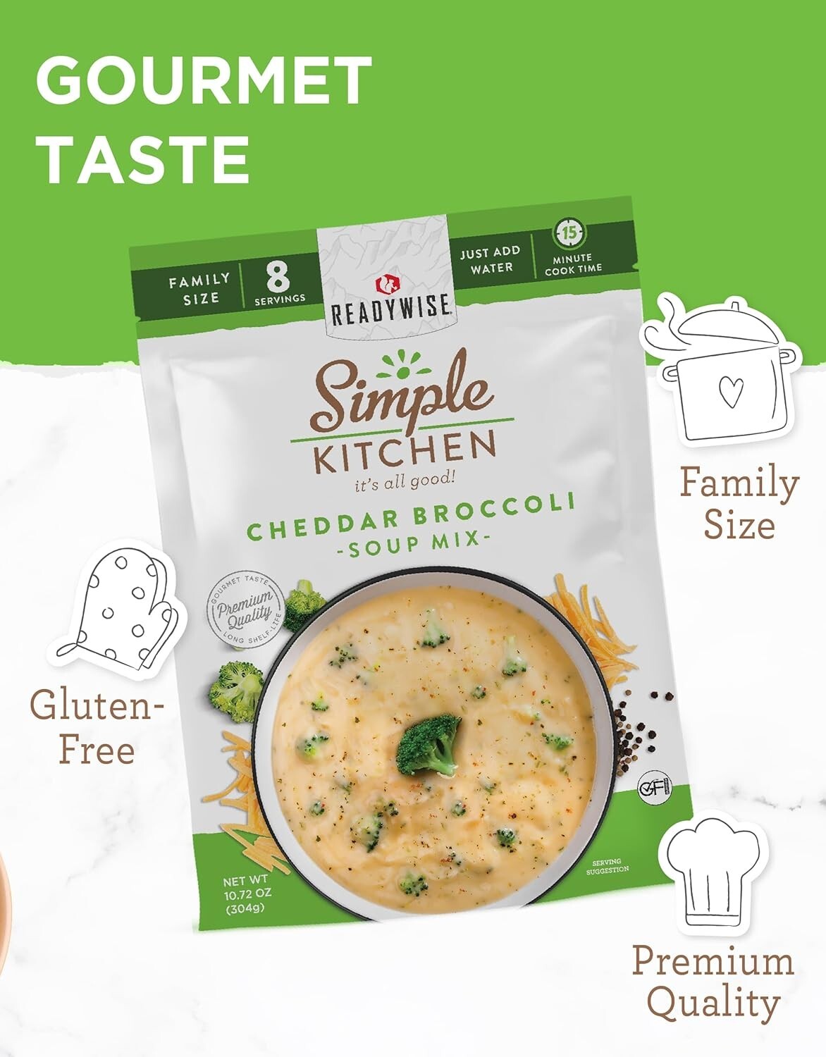 Organic Freeze-Dried Soup Sampler - Ready-to-Eat Meals for Family & Adventures