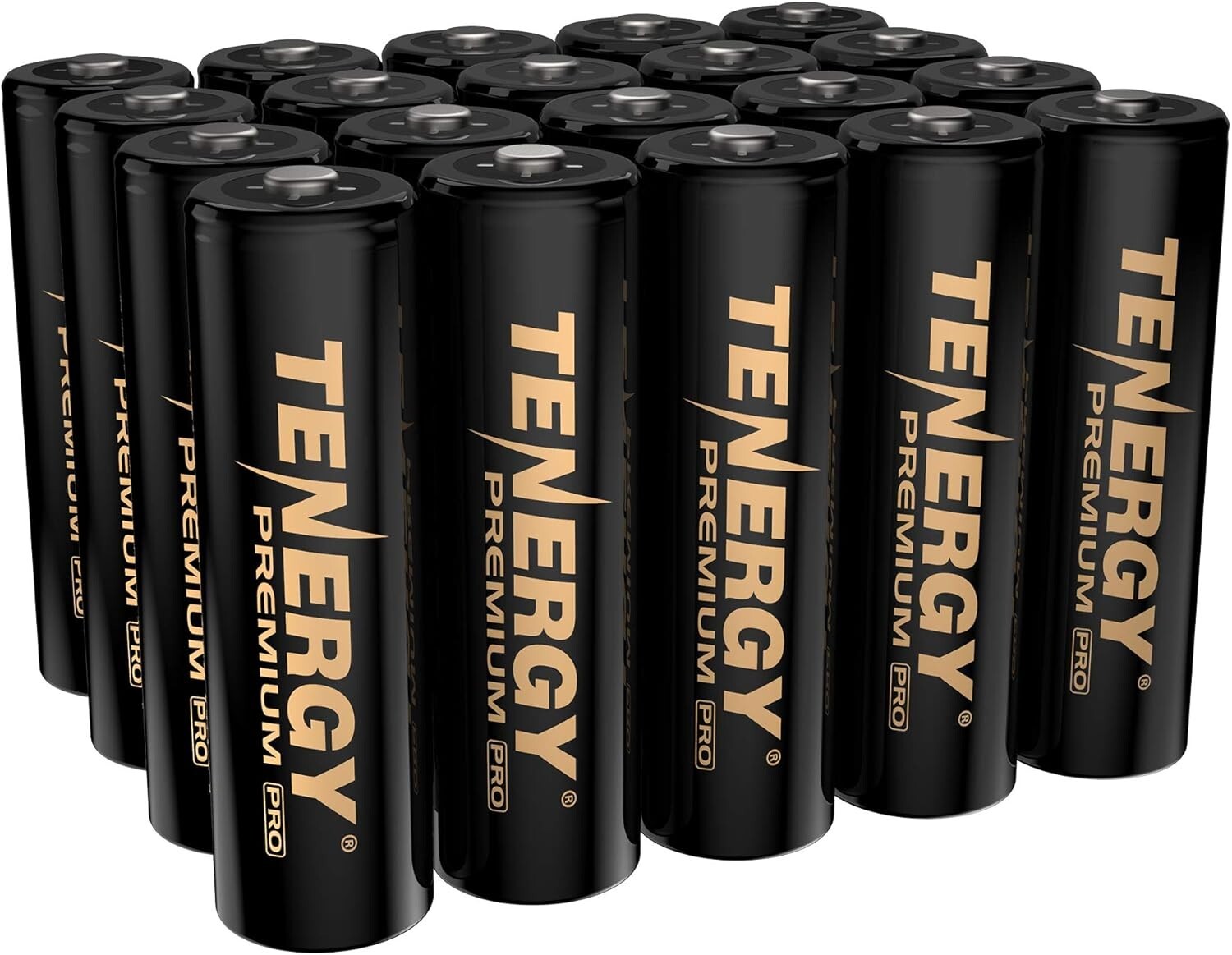 Premium PRO Rechargeable AA Batteries 2800mAh - 20 Pack for Eco-Friendly Power