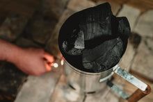 Load image into Gallery viewer, Restaurant-Quality Hardwood Lump Charcoal - 35LB, No Chemicals or Fillers