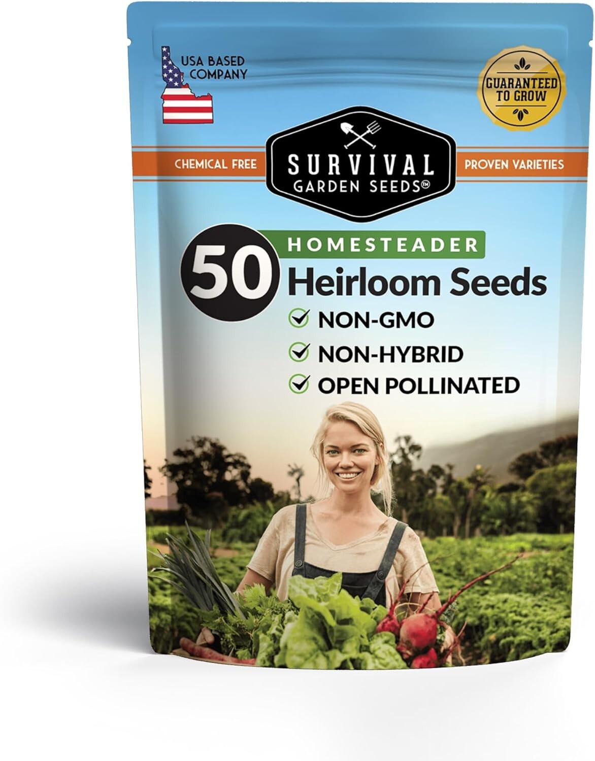 Emergency-Ready Non-GMO Seed Collection: 50 Heirloom Varieties for Home Gardens