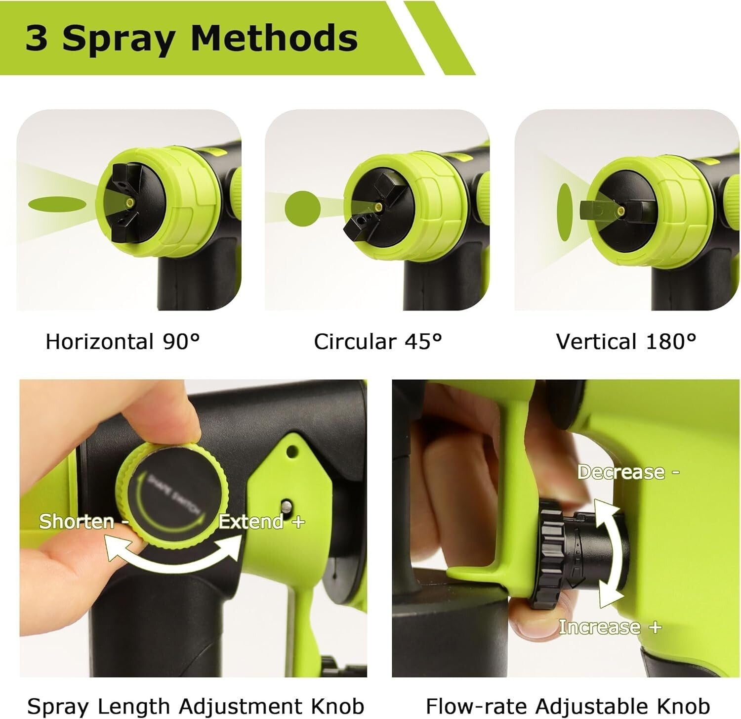 Efficient Cordless Handheld Paint Sprayer - 1000ML, Ideal for Cabinets & Walls