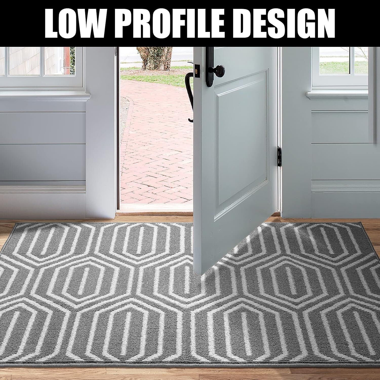 Durable Machine Washable 36"x59" Entrance Mat - Perfect for High Traffic Areas