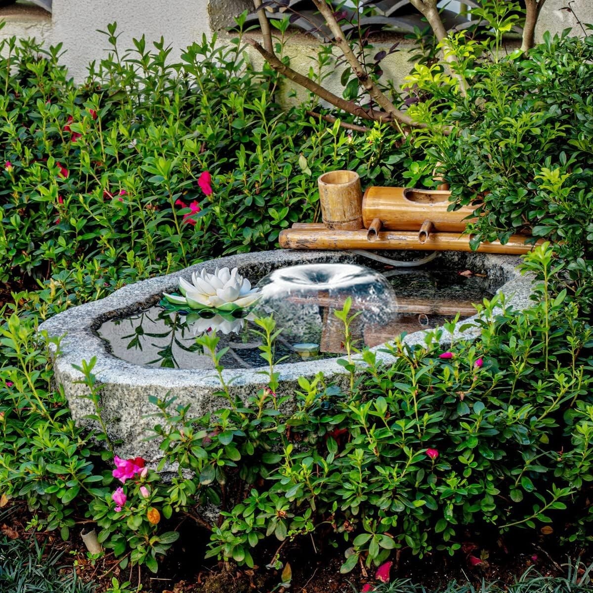 Garden Decoration Solar Fountain Pump - Safe for Wildlife and Birds, 196 GPH