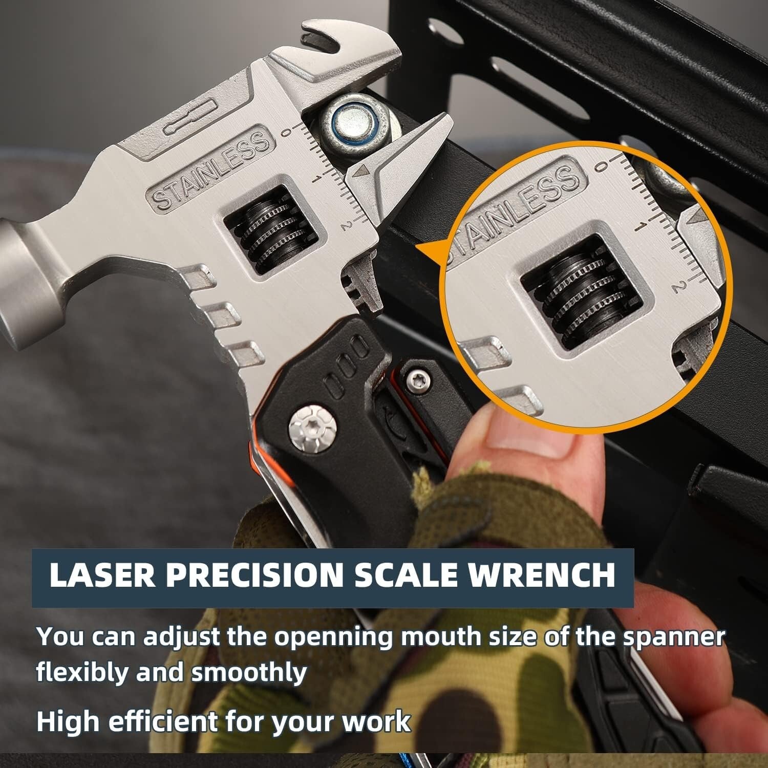 Compact Blue Multitool Hammer with Spring-Action Pliers for Adventure Seekers