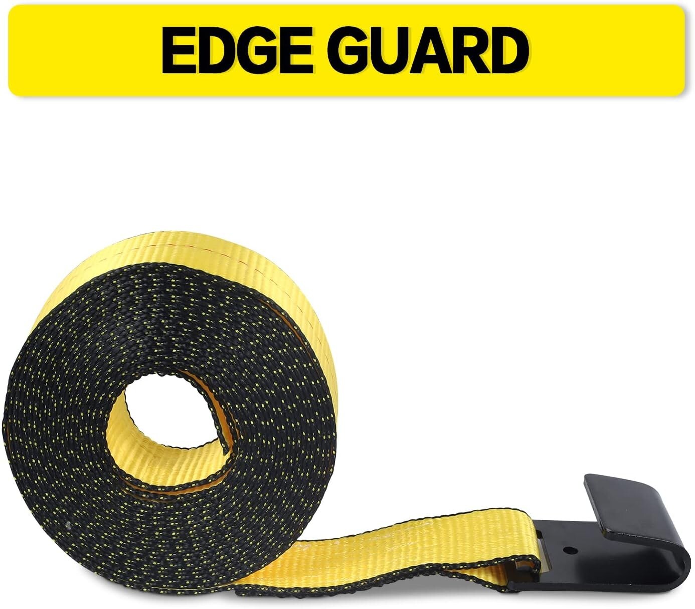 Durable 4-Pack 27 FT Ratchet Tie Down Straps - 10,000 LBS Breaking Strength