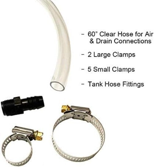 Standard Fresh Water Tank Accessory Hose Connection Kit for Outdoor Adventures