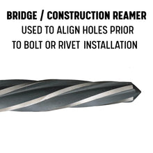 Load image into Gallery viewer, Compact Bridge Reamer Set with Tapered Points for Tight Spaces - 5/8" to 1"