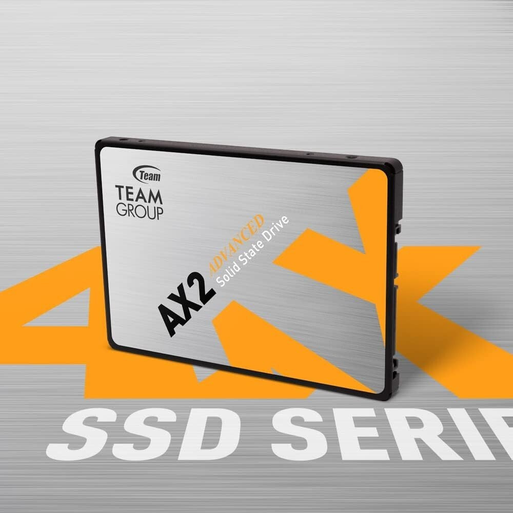AX2 512GB SATA III SSD 2-Pack – High-Speed, Reliable Performance with 530 MB/s