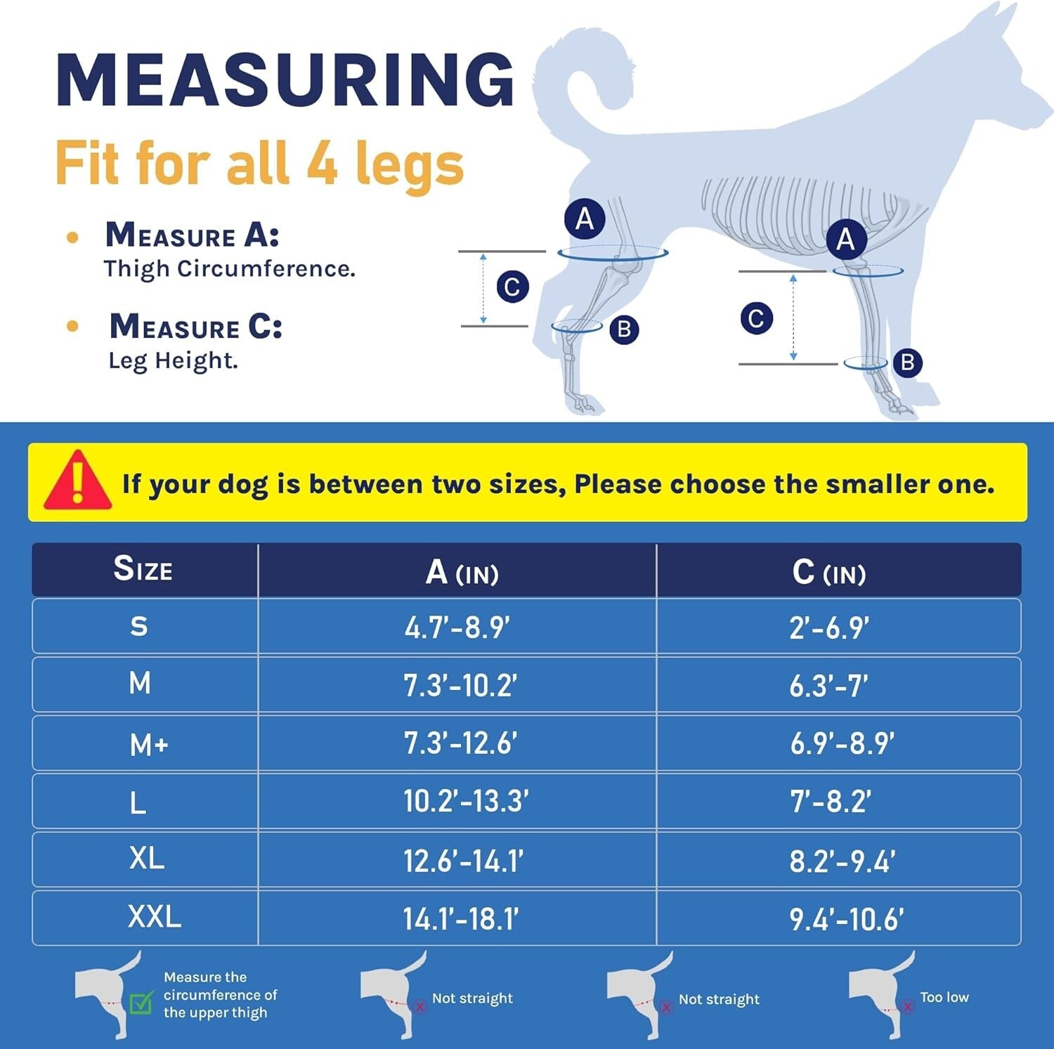 Lightweight Adjustable Dog Knee Brace for Joint Pain Relief & Mobility - Black