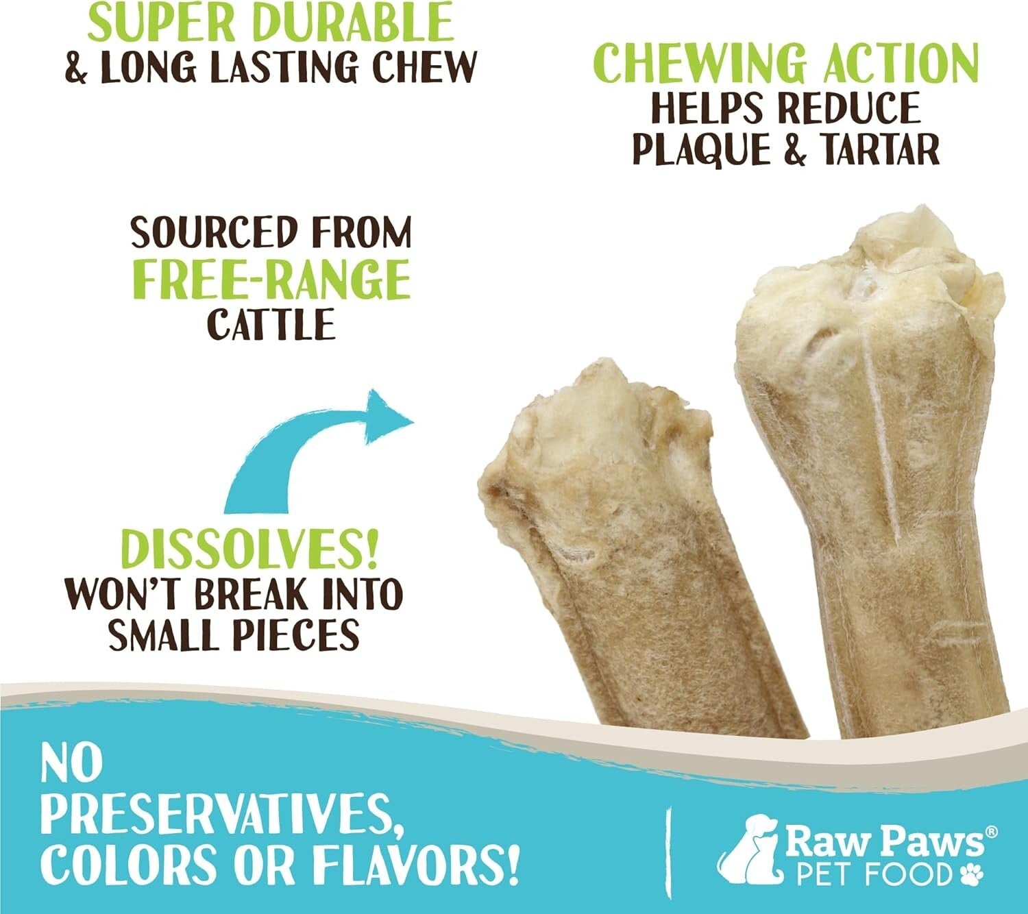 Long-Lasting Compressed Rawhide Chews - Healthy Dental Treats for Medium Dogs