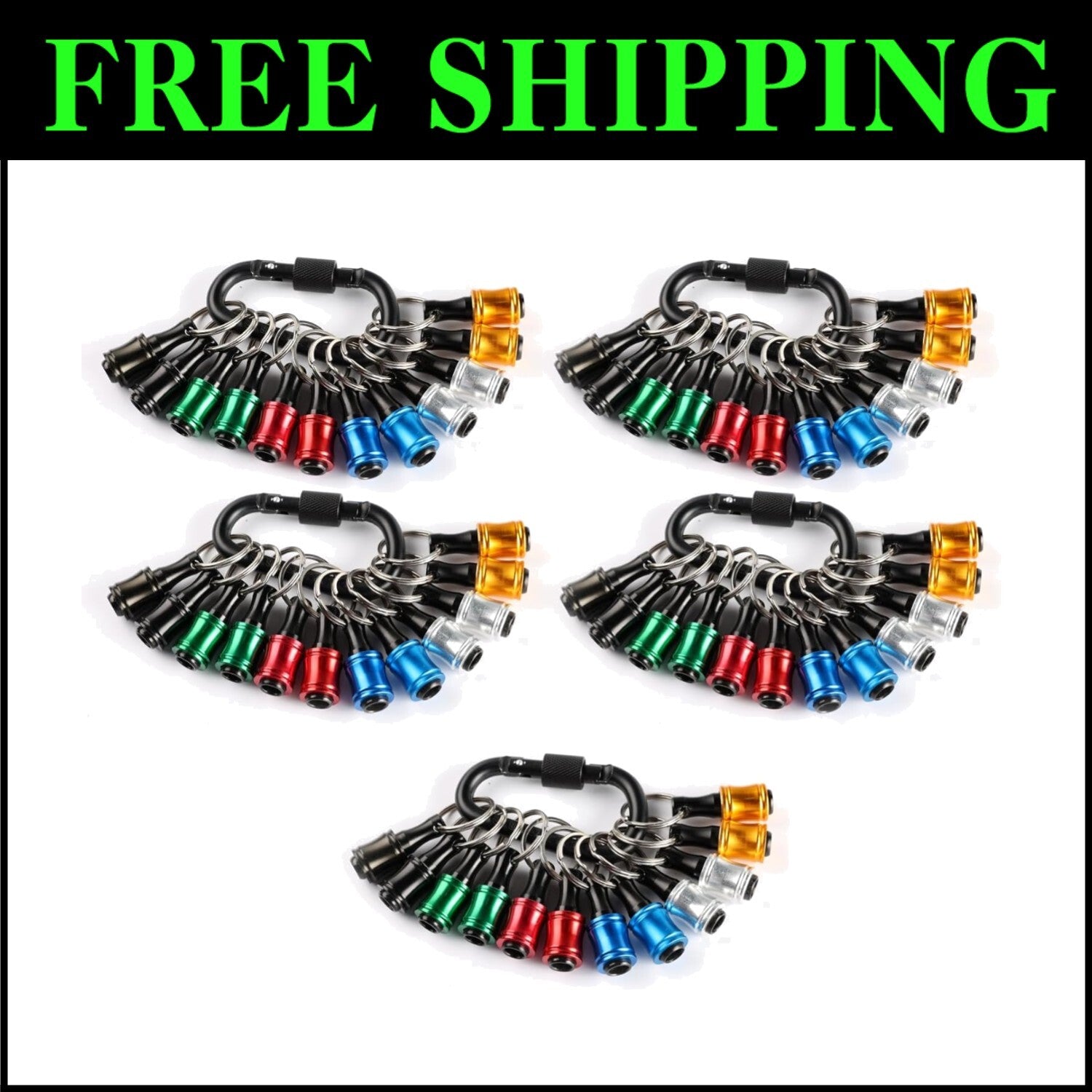 Ultimate 60pc Drill Bit Holder with Ball Bearing Locking Mechanism for Heavy Use