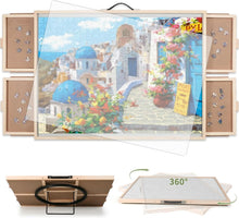Load image into Gallery viewer, Innovative Tilting Rotating Puzzle Table - Space-Saving &amp; Eco-Friendly Design