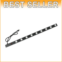 Load image into Gallery viewer, 9-Outlet 3 Ft Heavy Duty Metal Surge Protector Power Strip with Mounting Parts