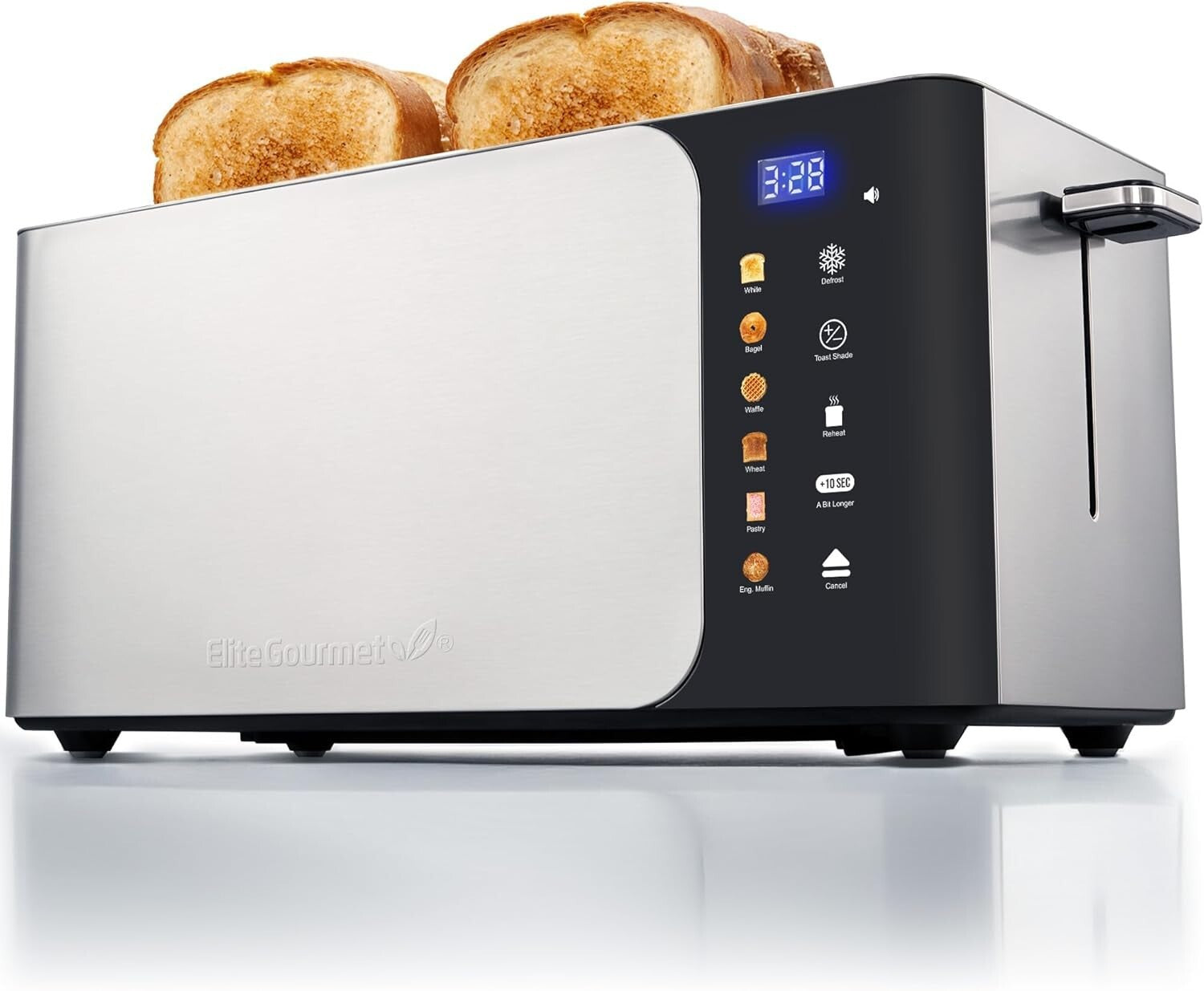 Advanced Stainless Steel Toaster - 4-Slice, Touchscreen, 6 Browning Settings