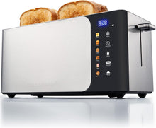 Load image into Gallery viewer, Advanced Stainless Steel Toaster - 4-Slice, Touchscreen, 6 Browning Settings