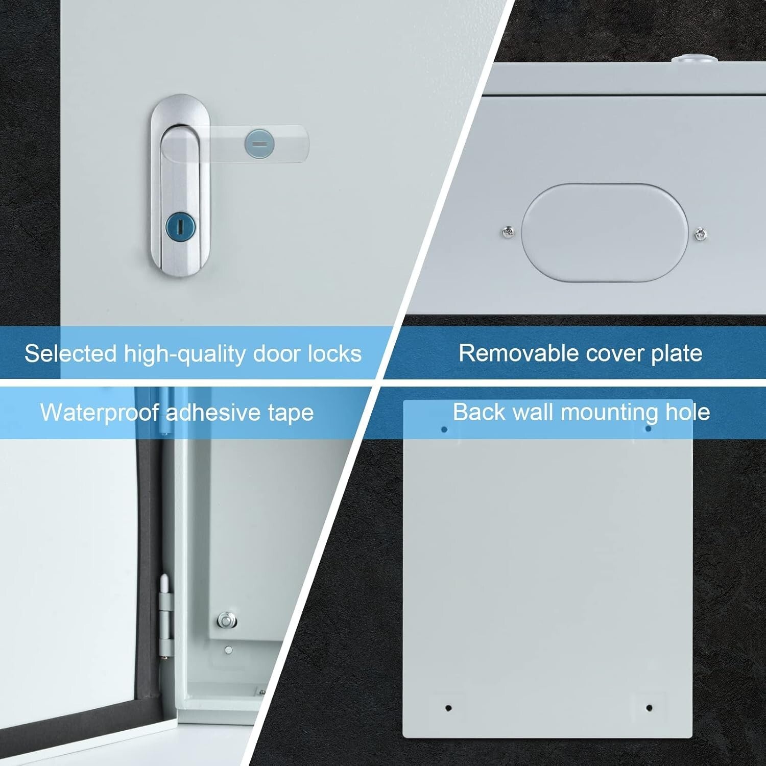 Dustproof Metal Electrical Enclosure Box with Compact Design & Easy Installation