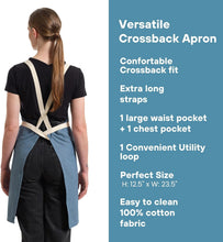 Load image into Gallery viewer, Versatile Cooking Apron with Pockets - Sustainable Design for Chefs &amp; Creatives