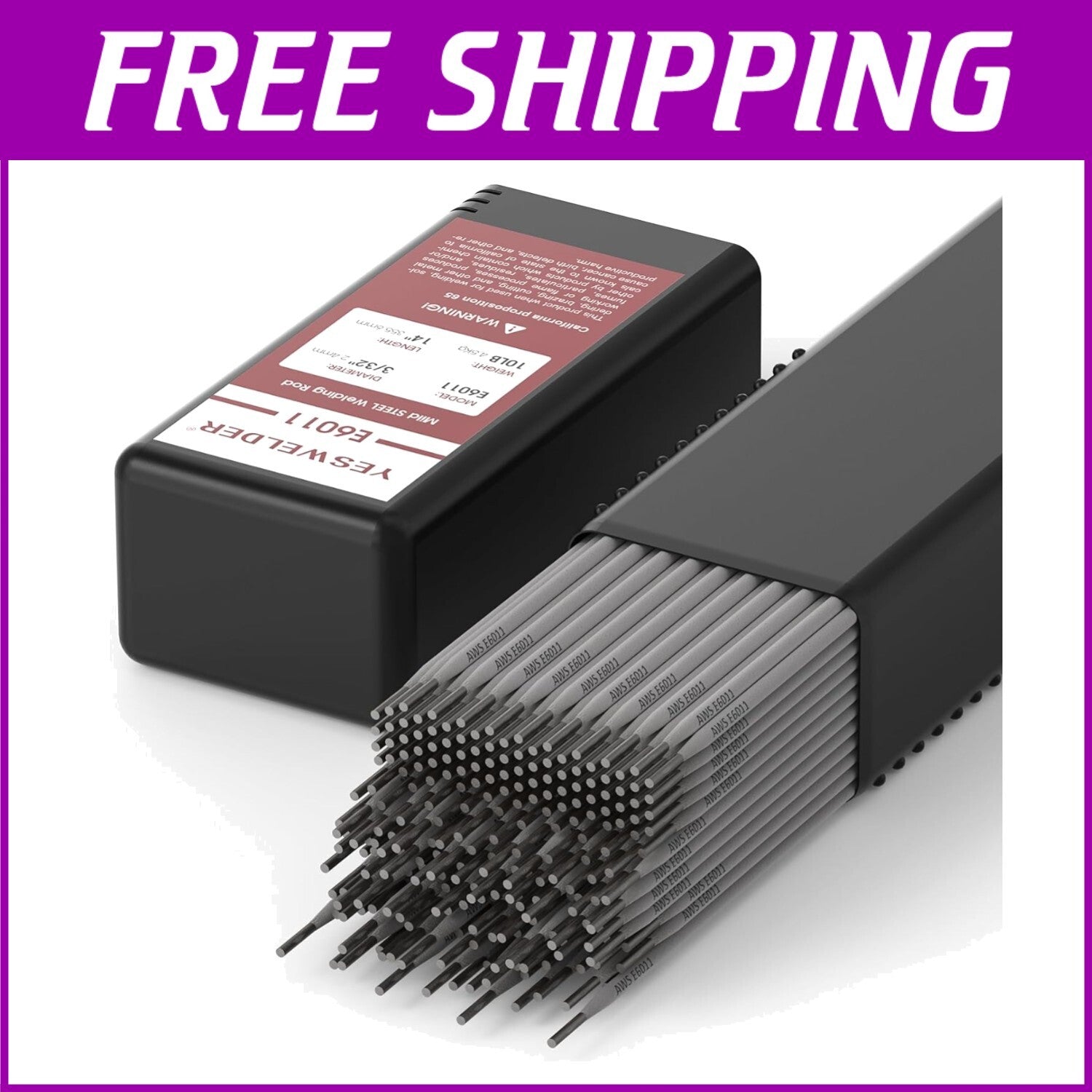 Versatile 10LB E6011 Welding Electrode for Dirty and Painted Surfaces