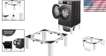 Load image into Gallery viewer, Heavy-Duty All Steel Washer &amp; Dryer Pedestal with Adjustable Height, 12 Inch