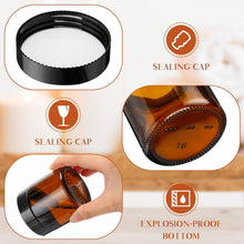 Load image into Gallery viewer, Multi-Purpose 48 Pcs 4 oz Glass Jars with Airtight Lids for Home &amp; Business Use