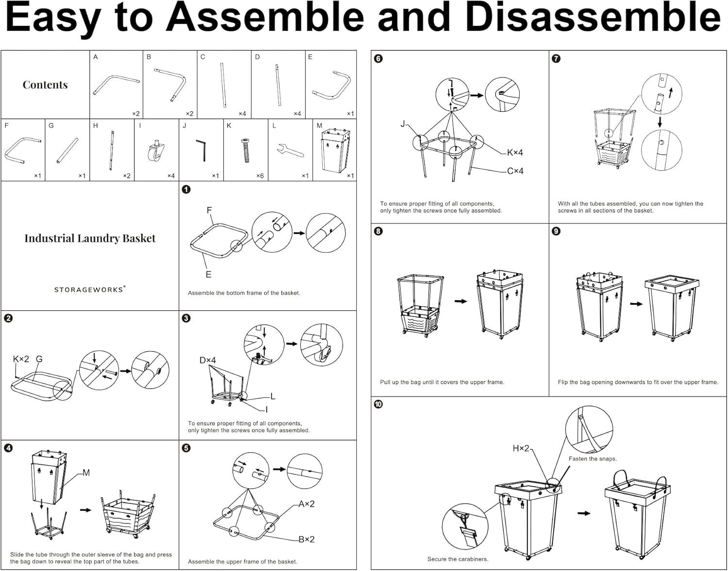 160L Rolling Canvas Laundry Basket with Wheels - Minimalist Beige Design