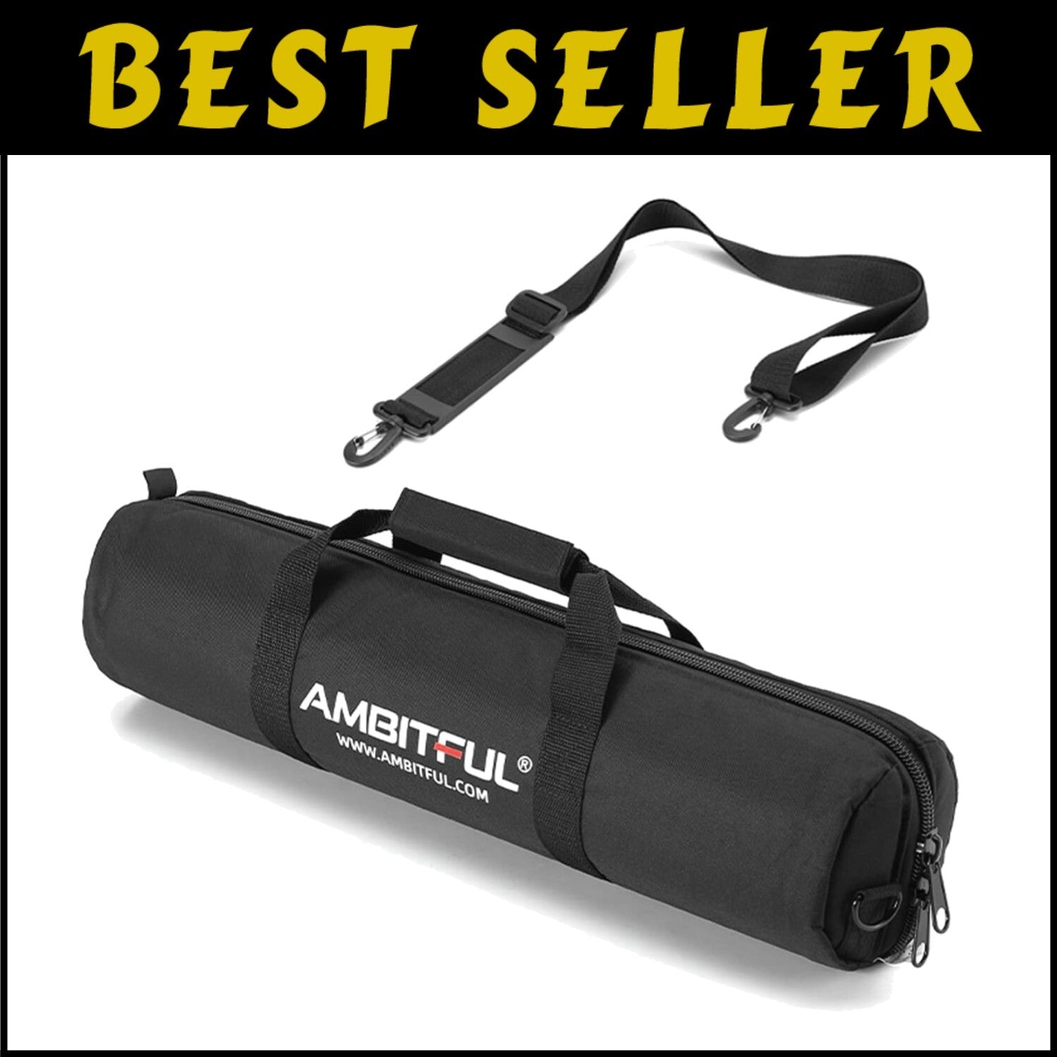 Heavy-Duty Nylon Tripod Bag with Quick-Release Buckle for Secure Carrying