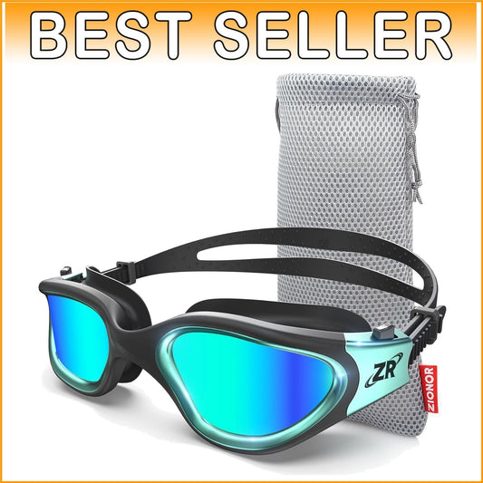 Durable Polarized Swim Goggles - Comfortable Anti-Fog Design for All Levels