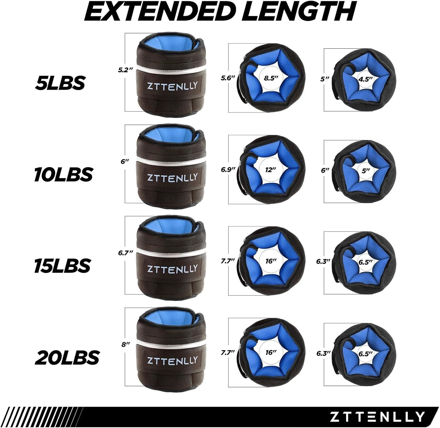 Breathable Ankle Weights with Adjustable Design - Ideal for Walking & Gym