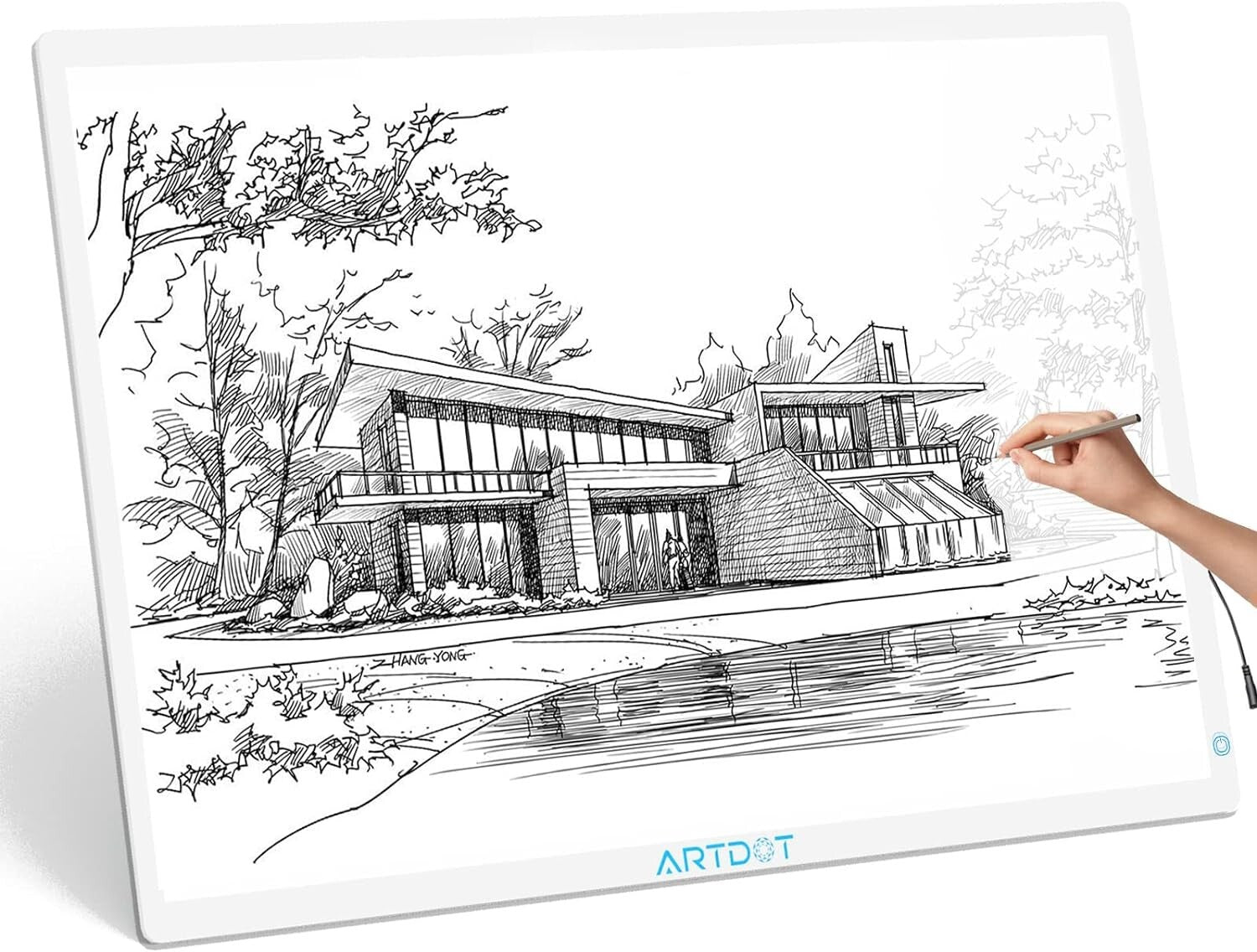 A1 Large Adjustable Brightness LED Light Pad for Diamond Painting & Drawing