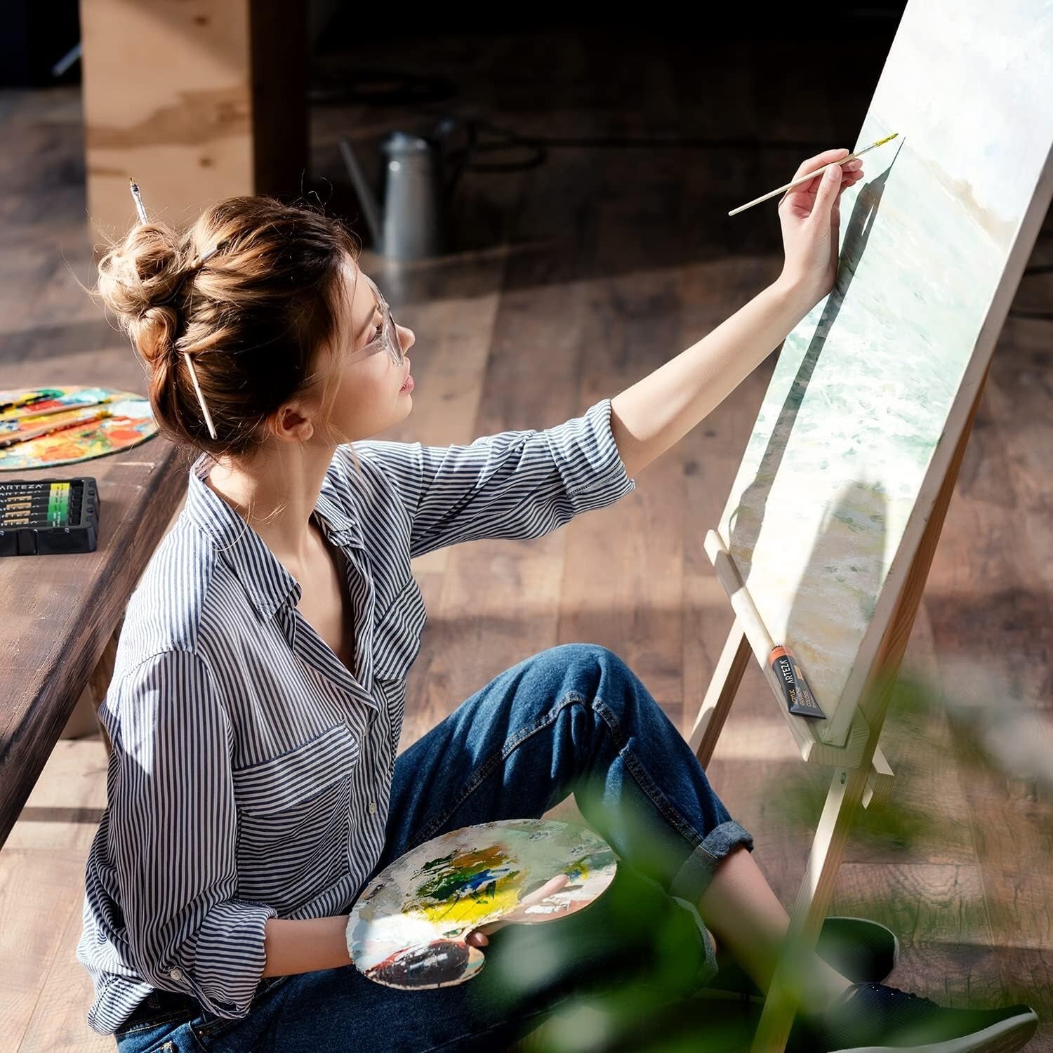 Pack of 5 Large Stretched Canvas 36x48 - Ideal for Acrylic and Oil Painting