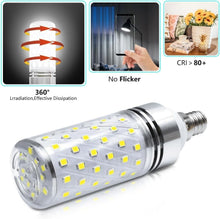 Load image into Gallery viewer, E12 LED Bulbs, 16W 1500LM Daylight White 6000K - Pack of 12 Energy-Saving Lamps