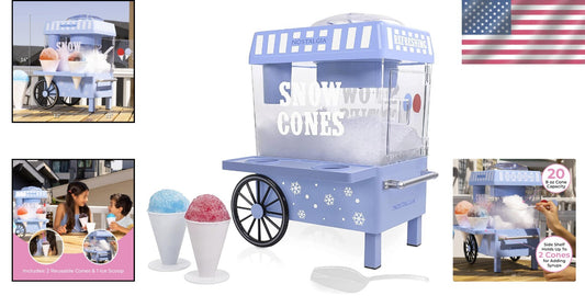User-Friendly Snow Cone Machine with Safety Switch - Perfect Party Treats