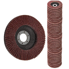 Load image into Gallery viewer, Durable 40 Grit Flap Discs - 40PCS 4.5" Grinding Wheels for Various Applications