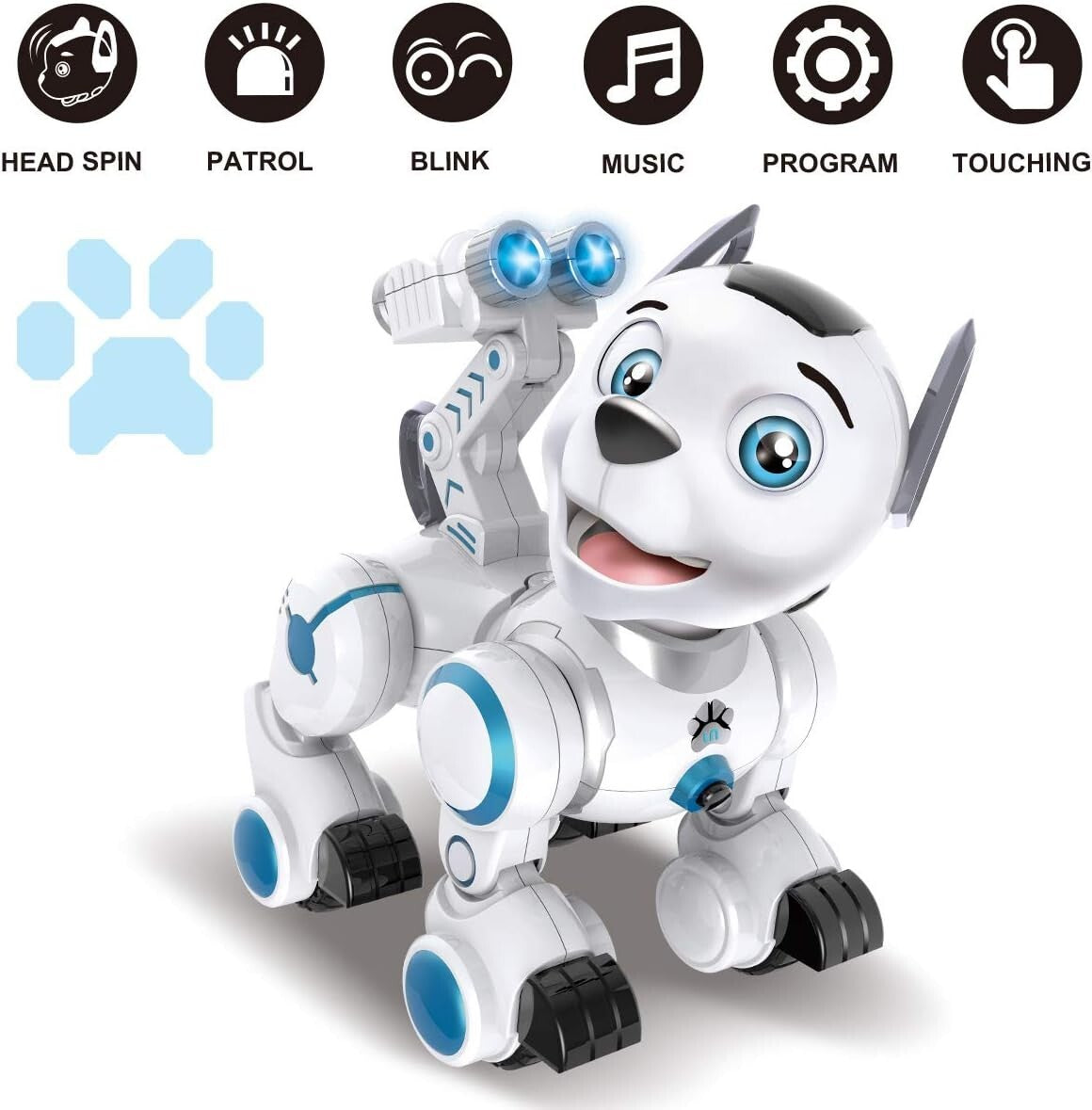 Interactive Remote Control Robotic Dog with Dance and Singing for Kids 6-10
