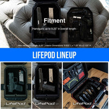 Load image into Gallery viewer, LifePod 2.0 Lockable Travel Case with Removable Tray - Full-Size Capability