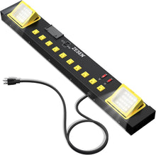 Load image into Gallery viewer, Versatile 10 Outlet Surge Protector with USB &amp; LED Worklight - Garage/Office Use