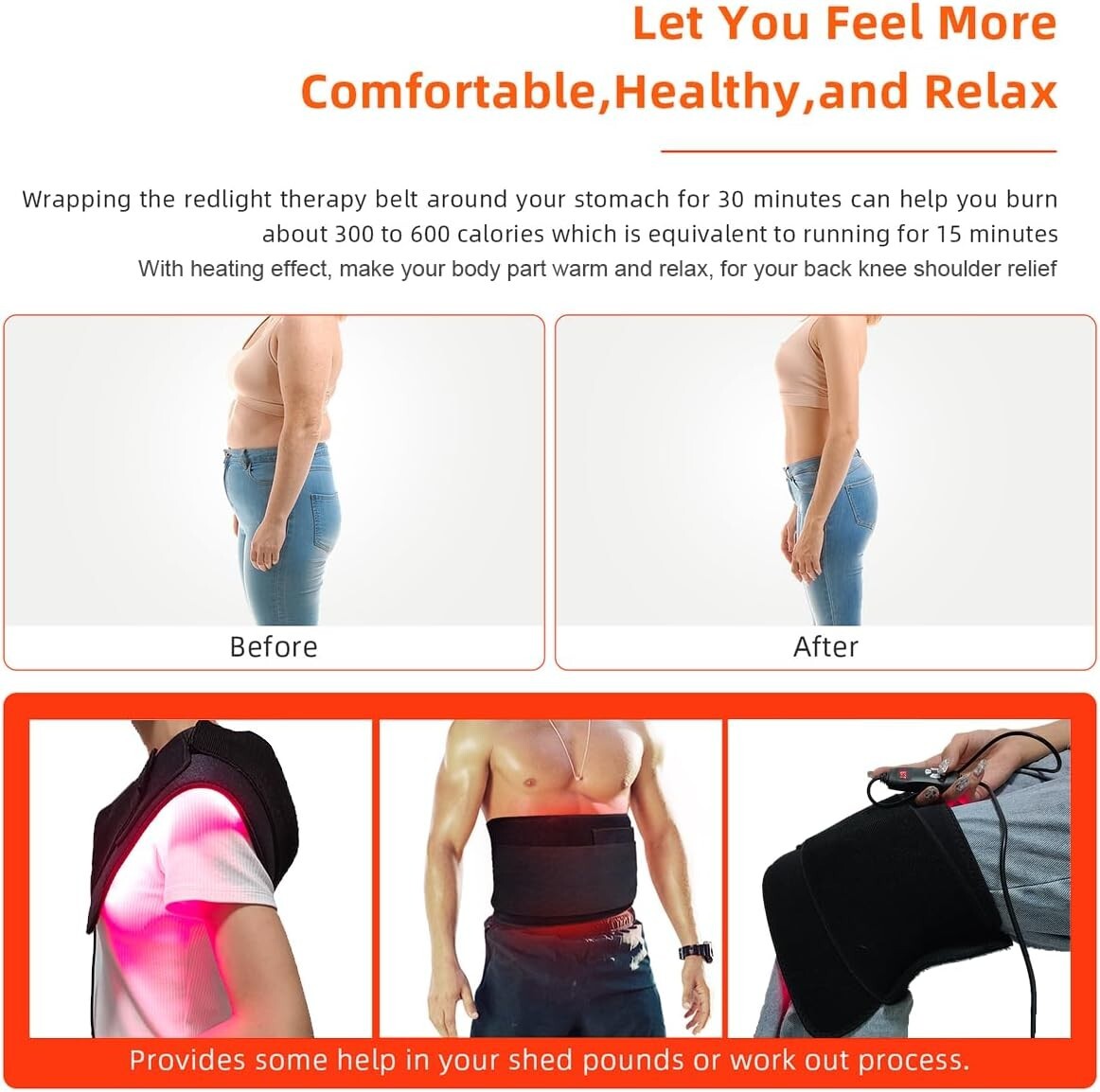 Comforting Red Light & Infrared Heating Pad for Comprehensive Body Relaxation