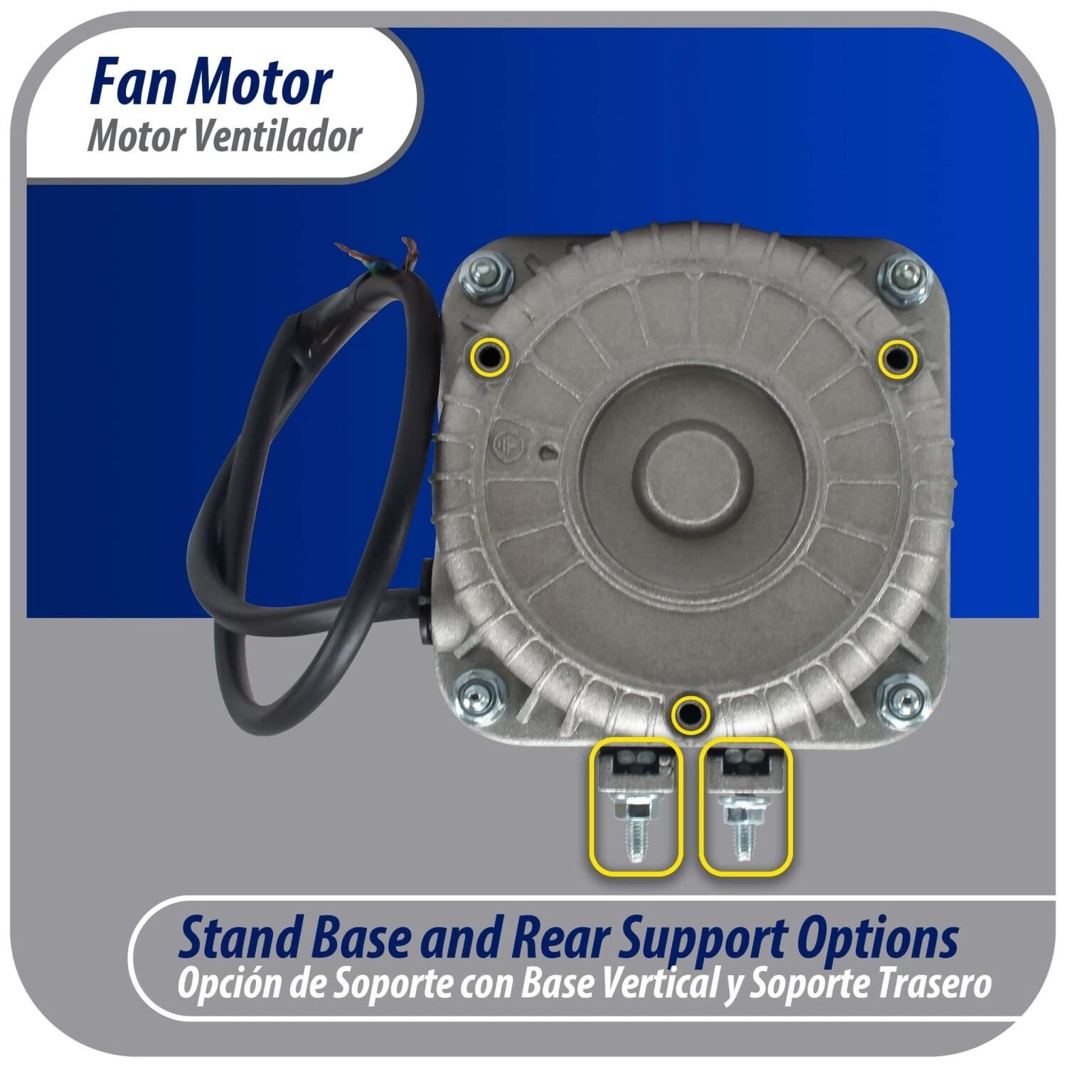 Versatile 16W Condenser/Evaporator Motor - 115V, Lightweight Copper Construction
