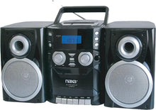 Load image into Gallery viewer, Portable CD Player Boombox with Detachable Speakers &amp; AM/FM Stereo Radio