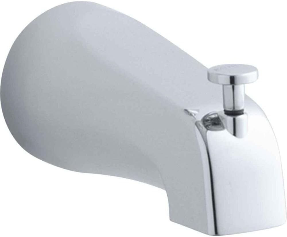 Durable Wall-Mount Bath Spout with 2.2 GPM Flow Rate & Diverter Feature