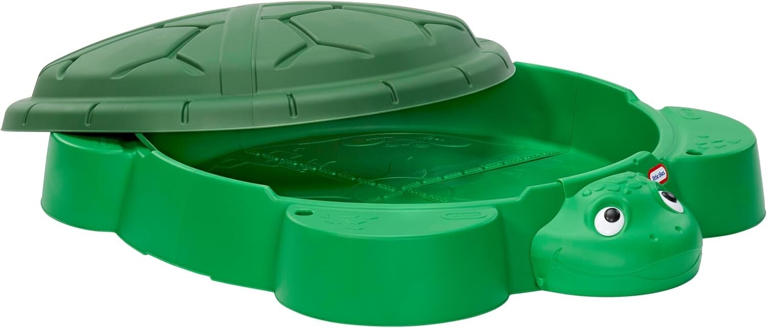 Outdoor Turtle Sandbox with 4 Built-in Seats - Perfect for Imaginative Play