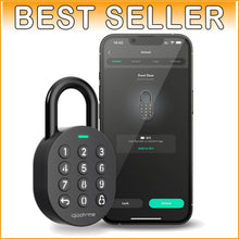 Load image into Gallery viewer, Smart Bluetooth Padlock with Silicone Cover – Keyless Security for Gates &amp; Bikes