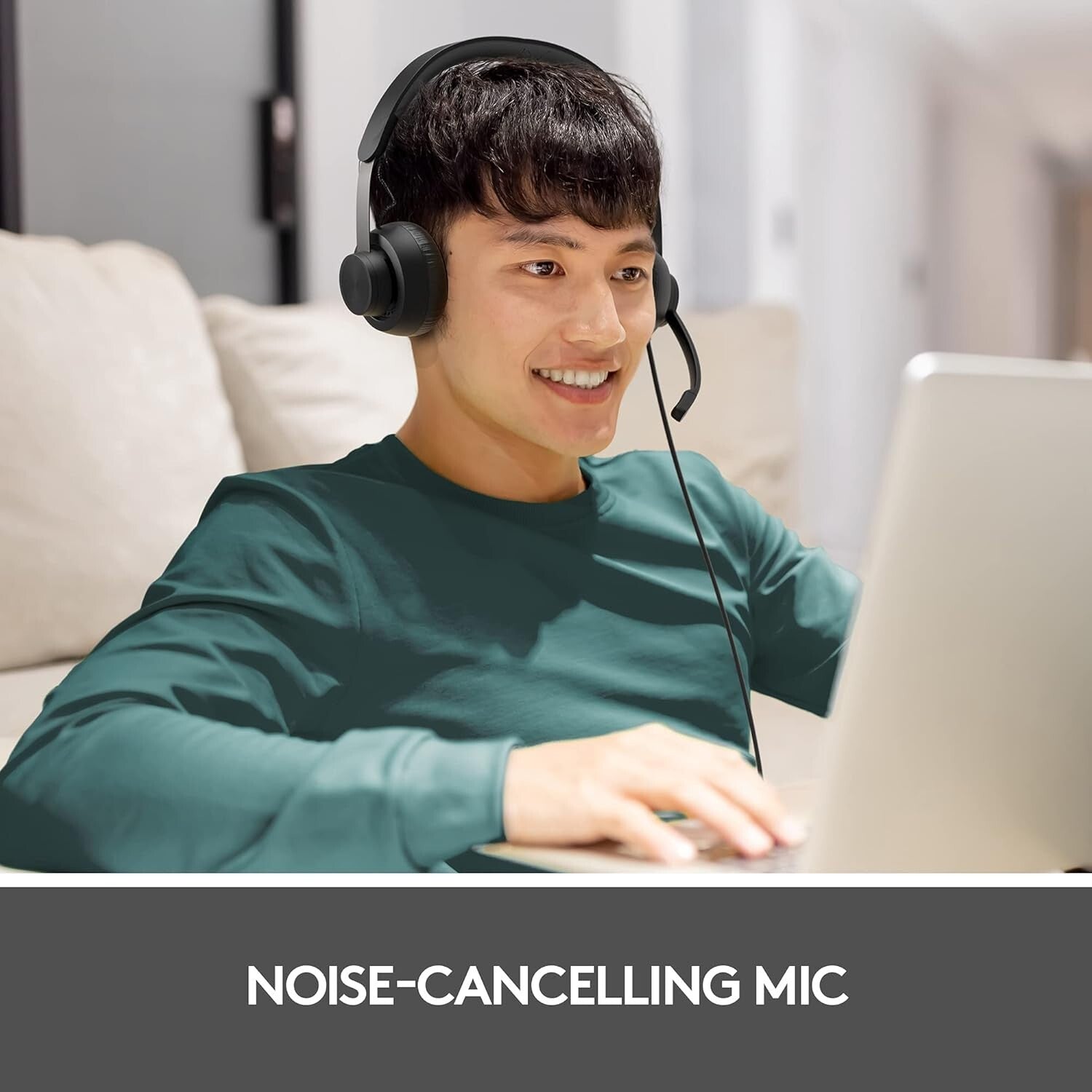 Comfortable Wired Headset with Advanced Mic for Plug-and-Play Compatibility