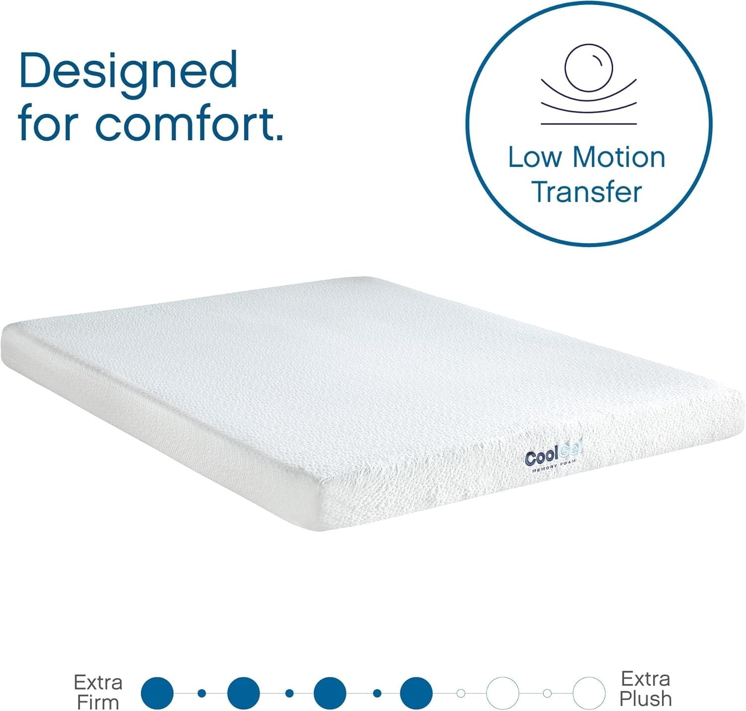 Medium Firm 6-Inch Twin Memory Foam Mattress with Cooling Gel - CertiPUR-US