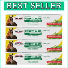Load image into Gallery viewer, 23.6gm Pyrantel Paste Wormer 4 Pack - Easy Feeding, Apple Flavor for Horses